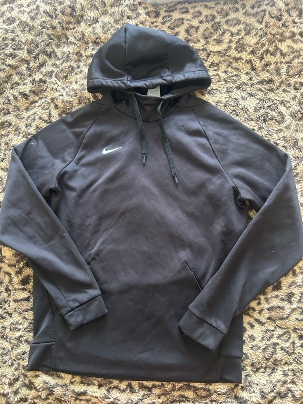 Unisex Nike Hooded Pullover Sweatshirt with Silver Star